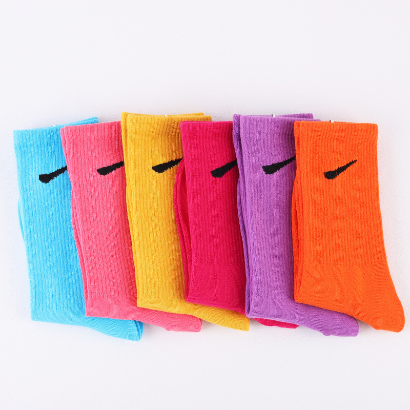 New socks Thin candy cotton sports socks for women