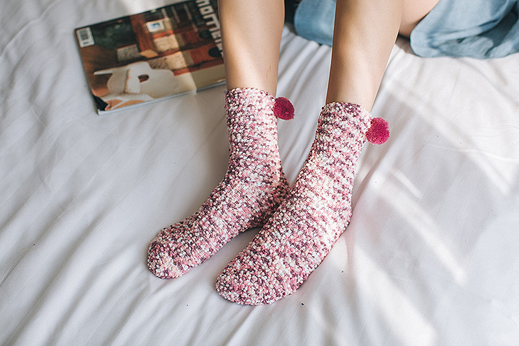 Party gift women's candy color hosiery 3D design gift box women's tube socks winter cozy sock cmax cupcake socks