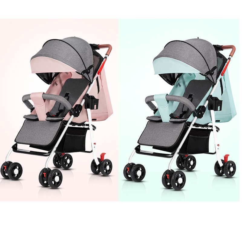 High quality aluminum frame foldable luxury stroller 3 in 1