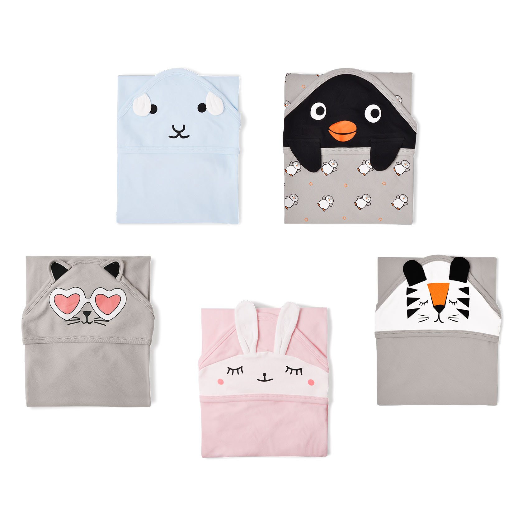 Premium 100% Cotton Unisex Swaddle Wrap New Born Baby Blanket Accessories