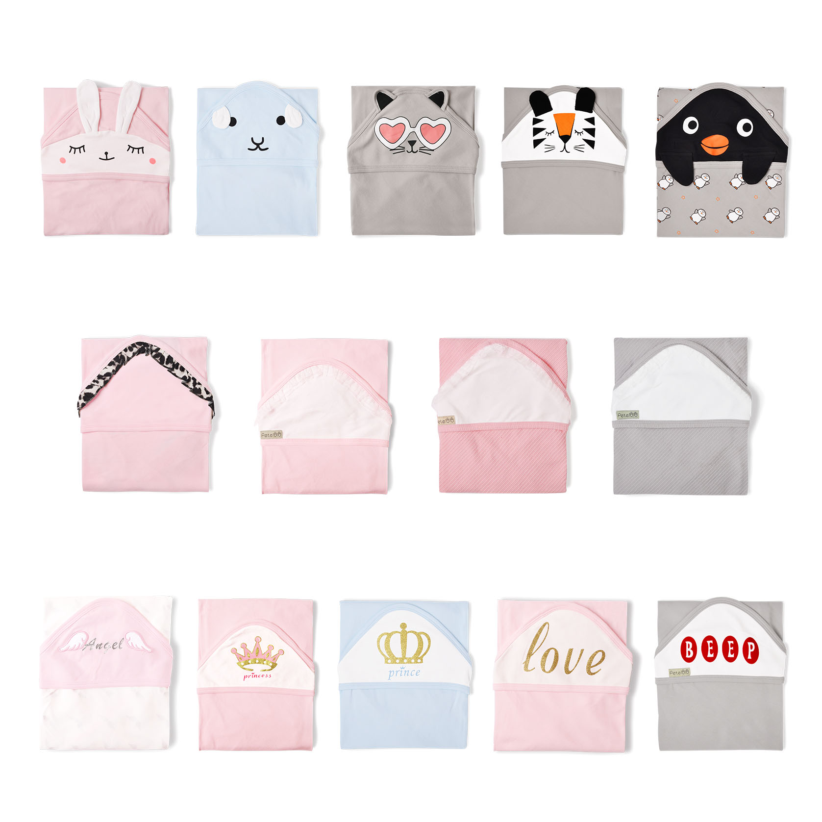 Premium 100% Cotton Unisex Swaddle Wrap New Born Baby Blanket Accessories