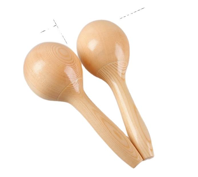 Shaker Sand Hammer Toy toddlers musical instrument baby rattles noise maker promotion wooden maracas