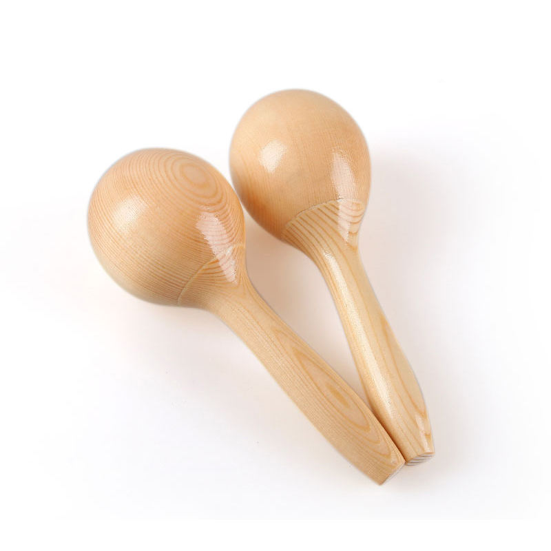 Shaker Sand Hammer Toy toddlers musical instrument baby rattles noise maker promotion wooden maracas
