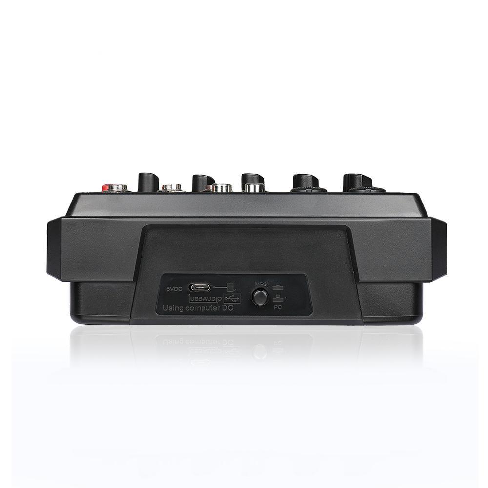 Demao B4-LIVE Phone live broadcast sound card home music production 4 channels mini audio mixer