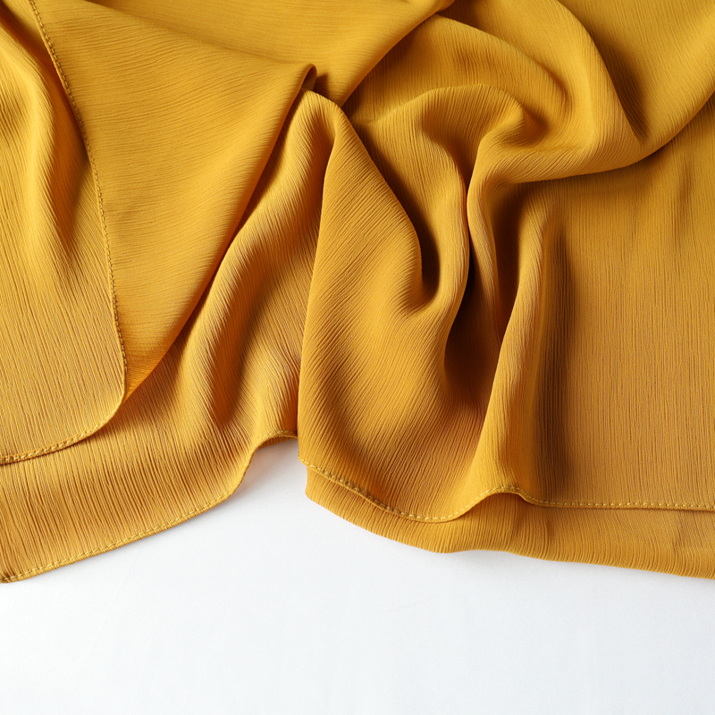 Women solid plain crepe chiffon muslim wedding hijab scarf wraps soft long shawls crinkle chiffon muslim hijab