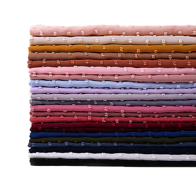 Women Long Shawl Muslim Chiffon Hijab Scarf 180*70cm Malaysian Hijab Chiffon For Pom Pom Chiffon Hijab