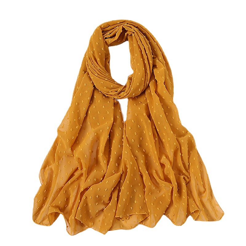 Women Long Shawl Muslim Chiffon Hijab Scarf 180*70cm Malaysian Hijab Chiffon For Pom Pom Chiffon Hijab