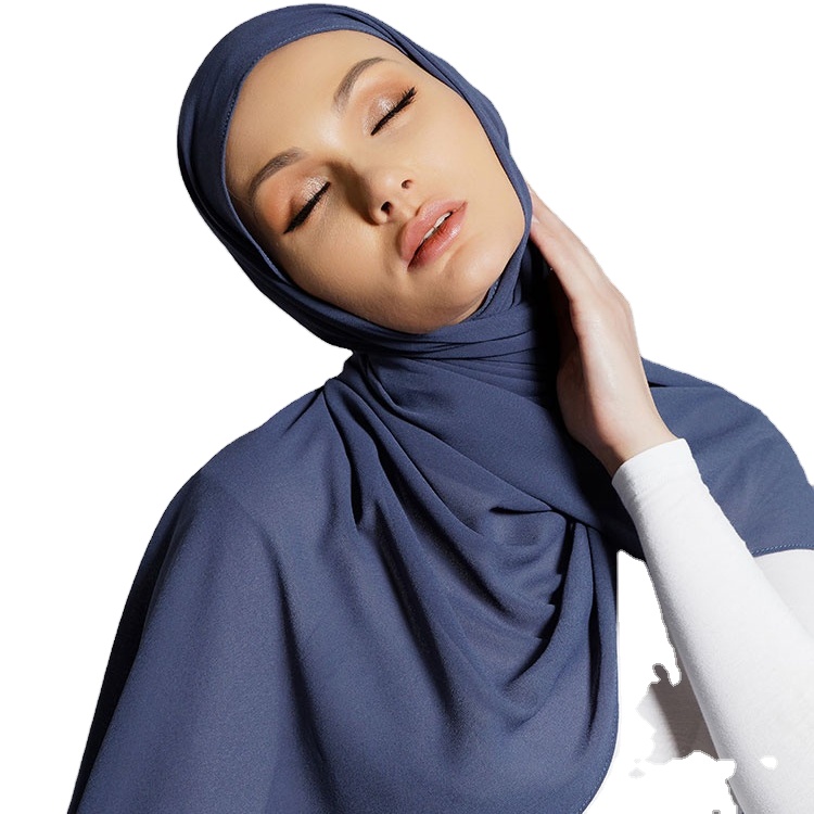 New not see through  premium chiffon hijab chiffon solid color high quality pearl chiffon hijab scarf
