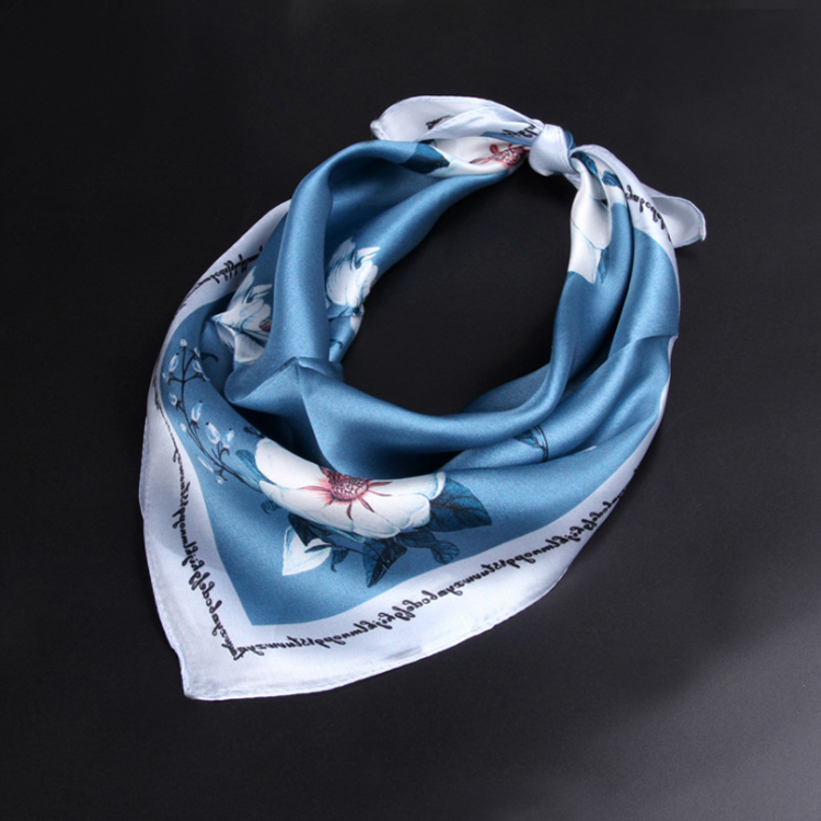 New fashion large square 100% silk digital print scarf