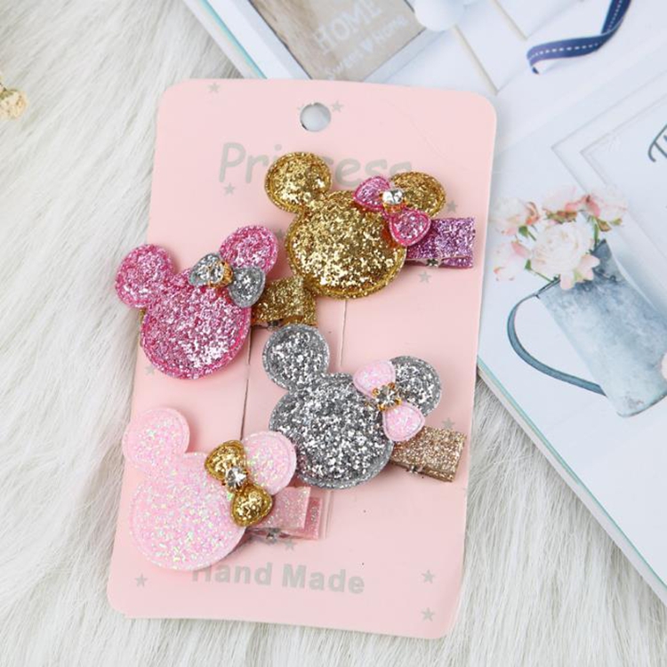 Hair clips Hair accessories 3 pieces of children's hair clips are sent randomly