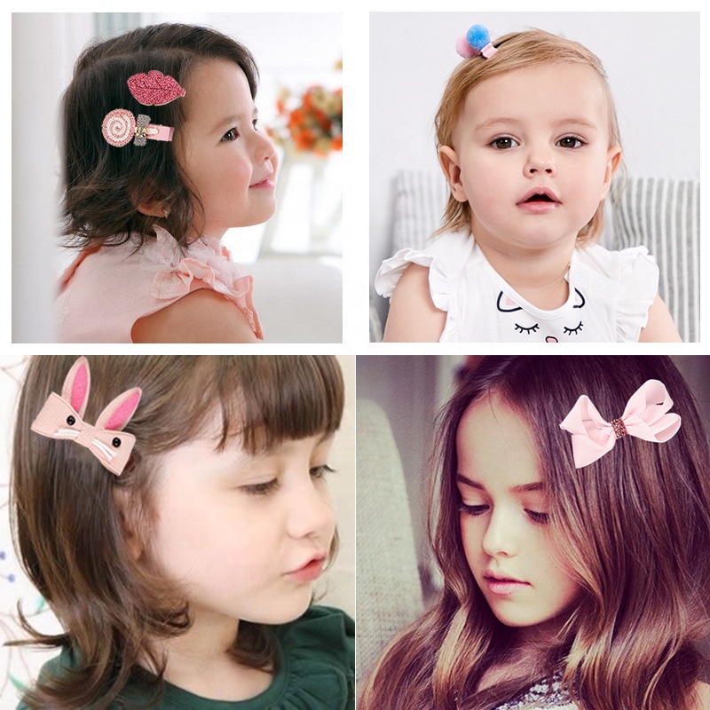 Children's Hair Clip 18 Pieces Sets Girls' Headgear Baby Princess Cute Little Girl Hairpin Kids Accessories Hair Clip