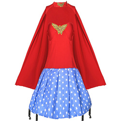 European And American Game Uniform Role-playing Cloak Wonder Woman Girls Halloween Sexy Cloak Superwoman Costume