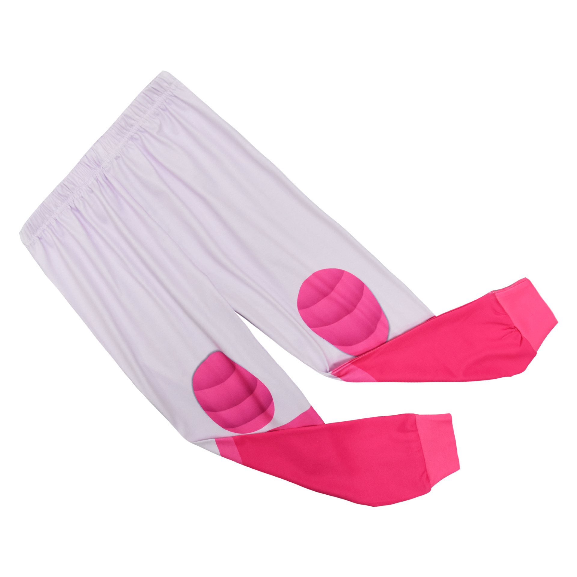 Girls Princess Costume, Peach Role Playing Pink T Shirt Pants Suit, Kids Cosplay Long Sleeve Outfit Halloween Festival