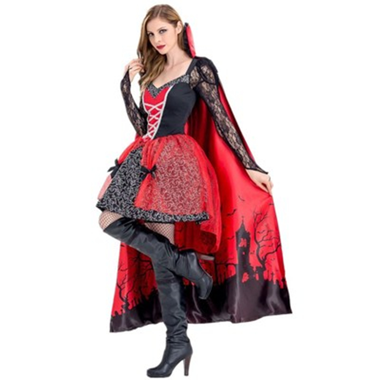 Sexy Uniform Halloween Carnival Role Playing Cosplay Costume  Little Red Riding Hood Costume Game