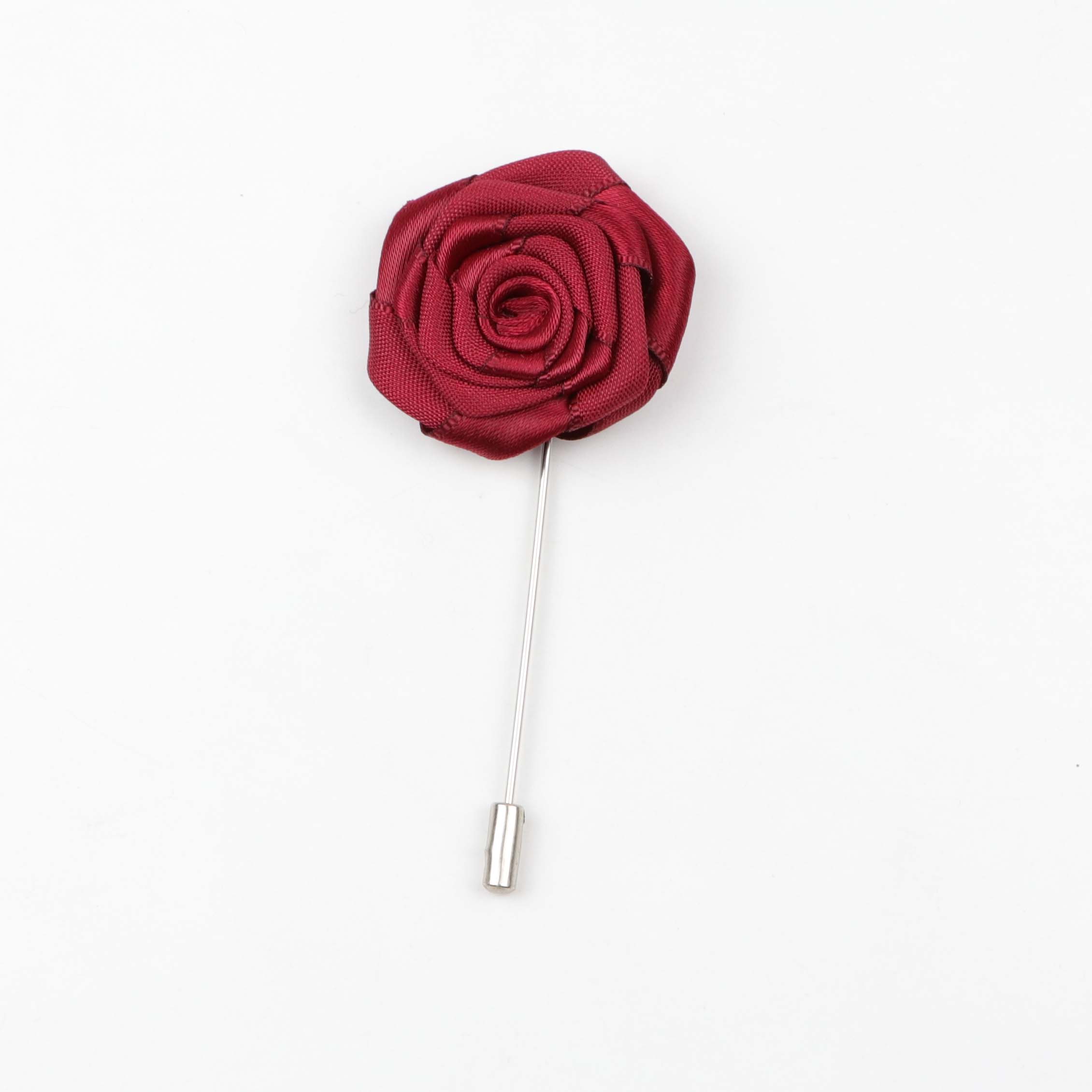 Fashion Boutonniere Flower Colorful Dot Stick Lapel Tie Pin Brooch Wave Badge Cloth Breastpin