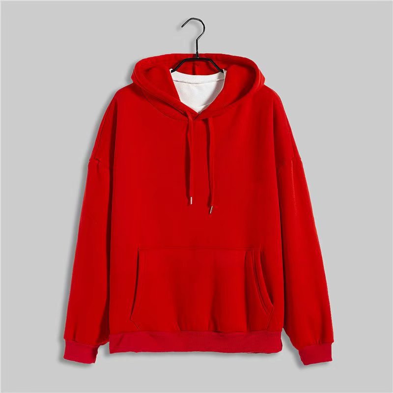 Printed sublimation polyester men's hoodies unisex oversized pullover blank plain hoodies sweatshirts