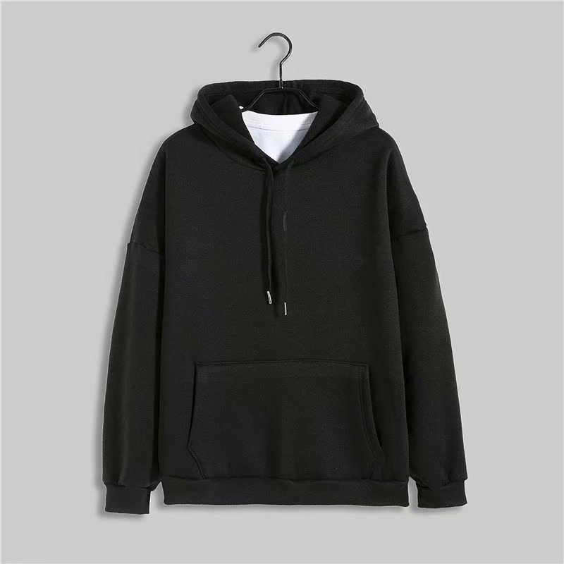 Printed sublimation polyester men's hoodies unisex oversized pullover blank plain hoodies sweatshirts