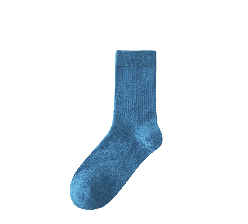 Mid-tube Socks Women's Cotton Breathable Anti-odor Morandi Long Pile Pile Socks Stockings pack of 6