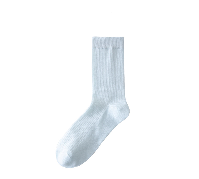 Mid-tube Socks Women's Cotton Breathable Anti-odor Morandi Long Pile Pile Socks Stockings pack of 6