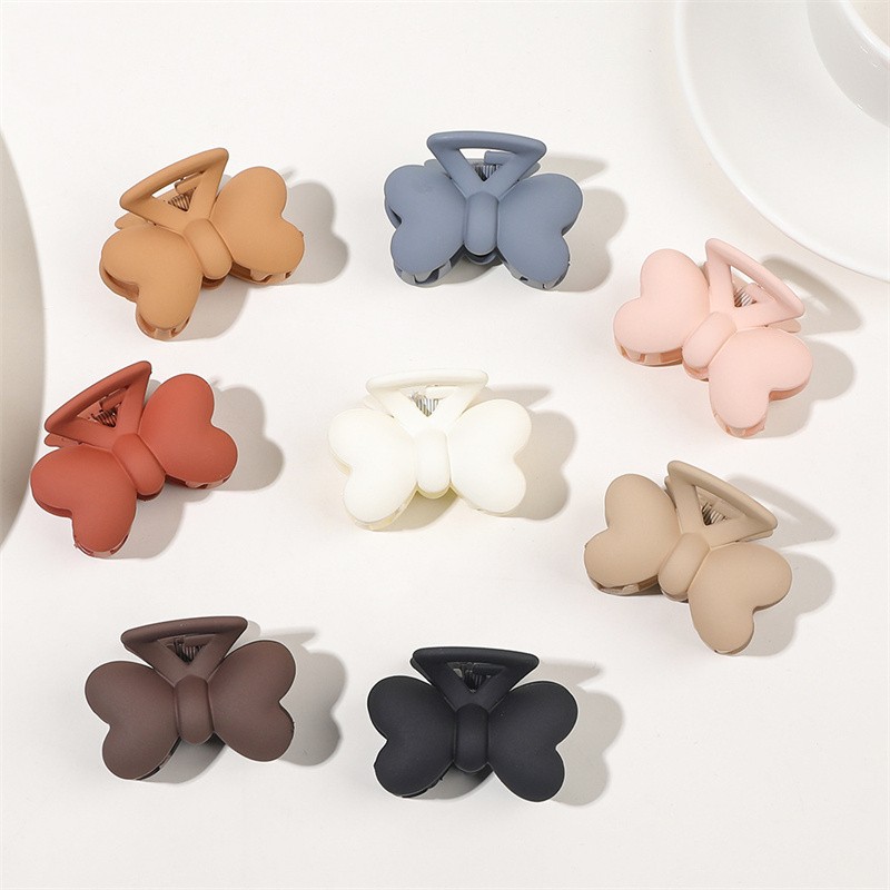 Hair Claw clip frosted hair clip Bangs Shark clip Women Girls Hair accessories Headwear Party gift 6 pieces random