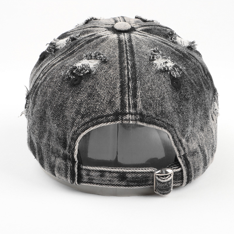 Hot sale Unisex 6 Panel Baseball Cap Classic retro Washed denim Snapback Cap Hat Sports Caps For Women man