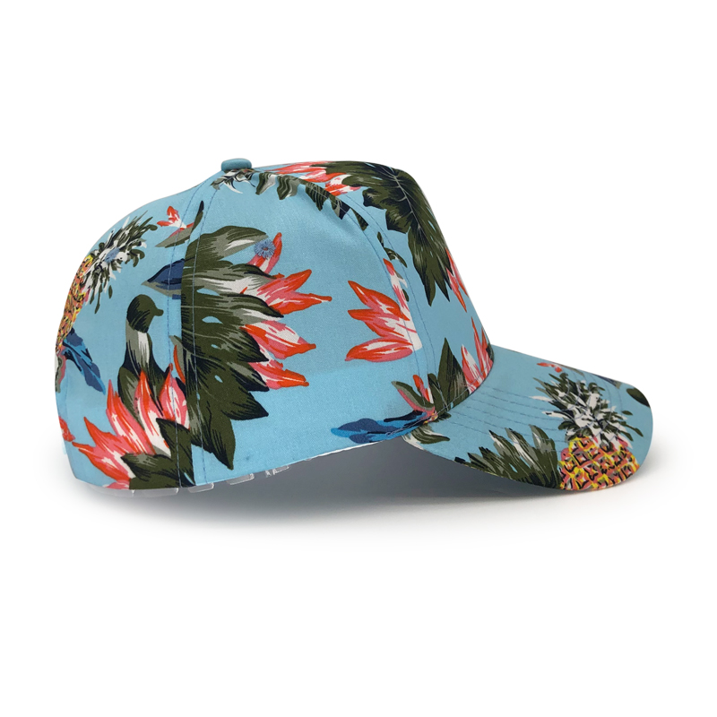 Breathable all over print baseball women flower printed hawaiian Rose Multicolor girl Runn