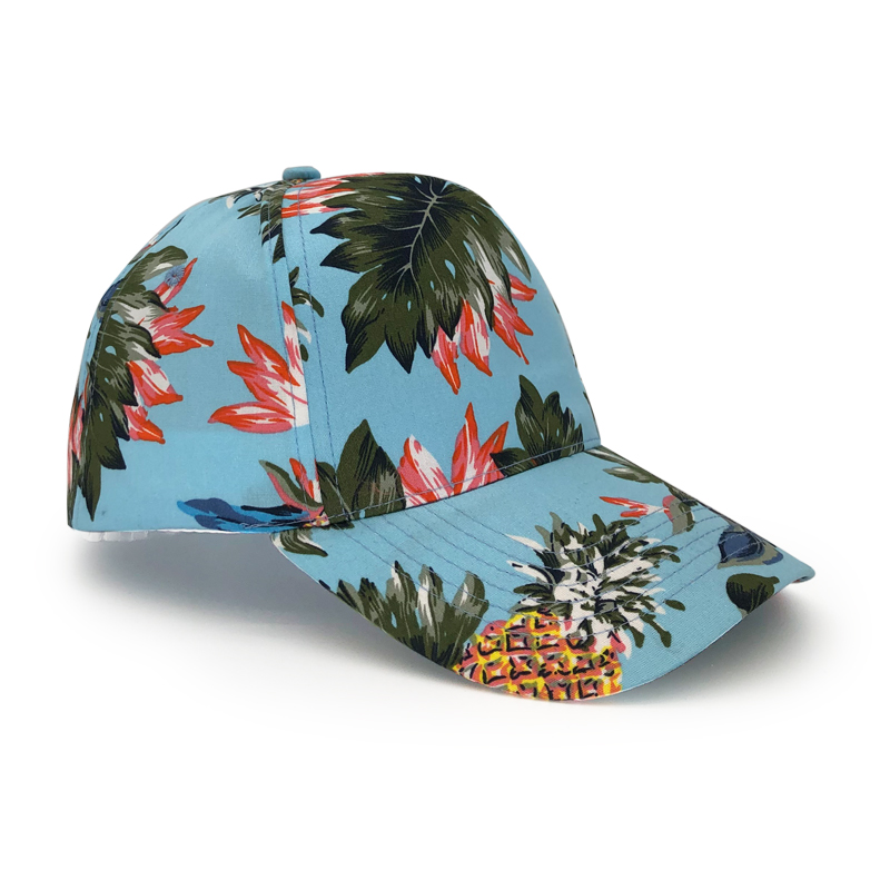 Breathable all over print baseball women flower printed hawaiian Rose Multicolor girl Runn