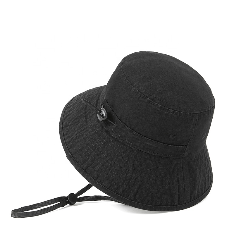 Washed cotton Bucket cap Fisherman's Hat Outdoor Sunshade cap Tea Picking Sunscreen Hats