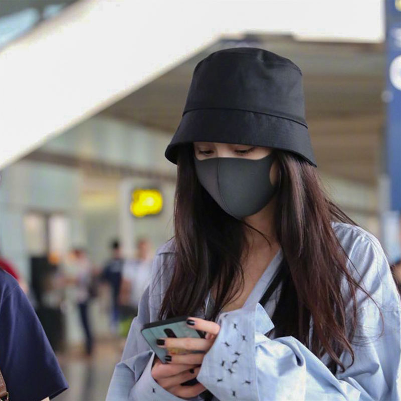2023 Korean Fisherman Cap Sunshade Hat Sunscreen Student Men's and Women's Stylish Bucket Hats
