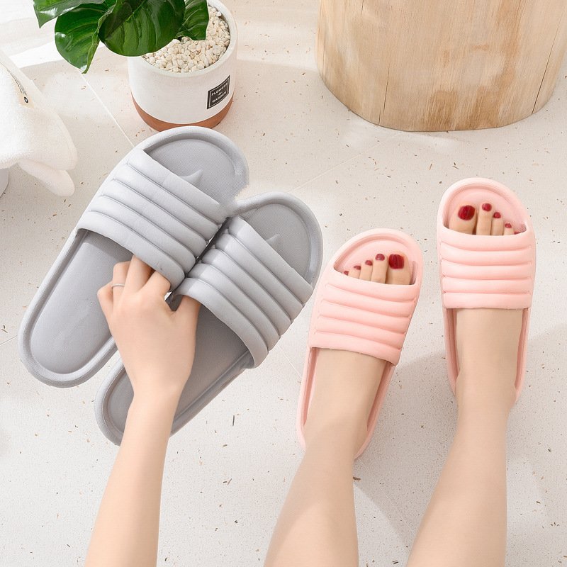 Summer Women Slippers Indoor Non-Slip Bathroom Flat Shoes Eva Flip Flops Female Home Slippers Unisex