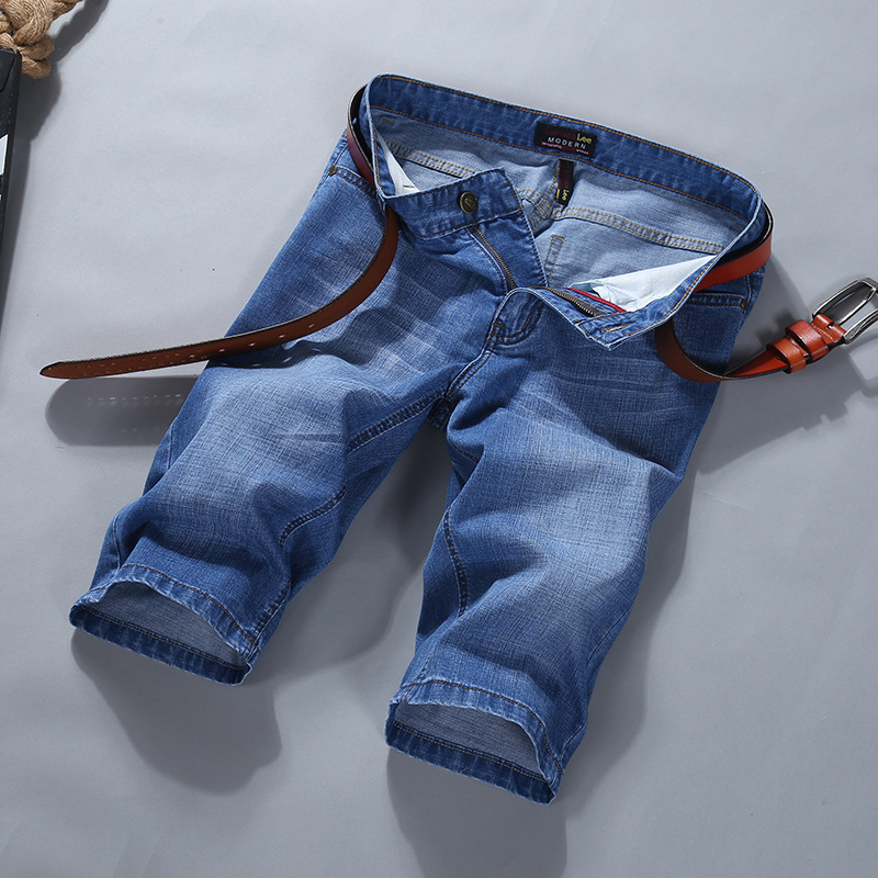 youth Summer Loose Thin Casual pants  denim  pantalones de hombreshorts  jeans for men