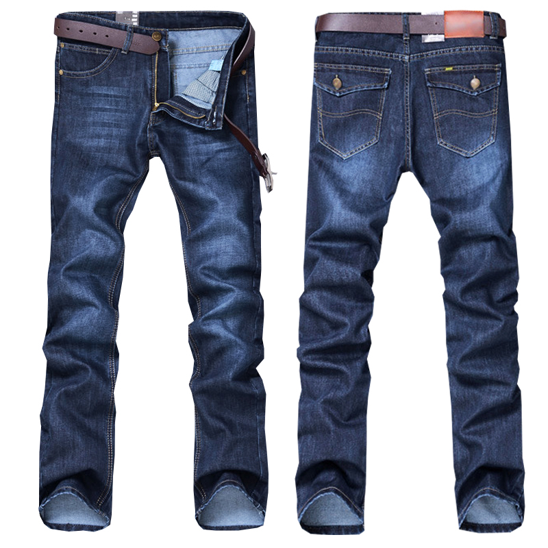 Fall New High Quality Men's Jeans Solid Color  Youth Fashion Casual Pants Large Size Breathable Comfortable