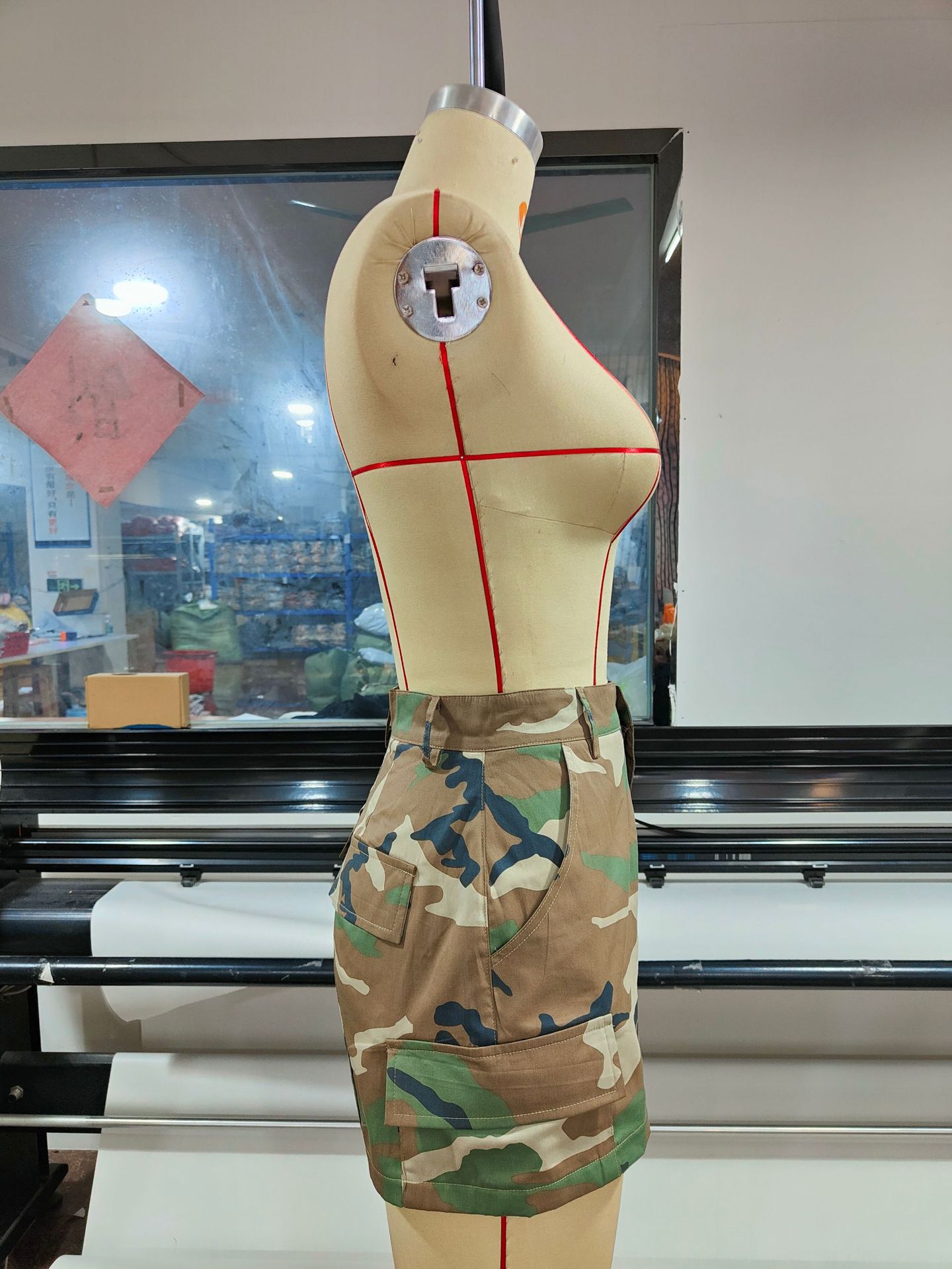 Camo Shorts High Waist Joggers Pants Streetwear Women Camouflage Sweat Pockets Casual Women's Shorts Pants