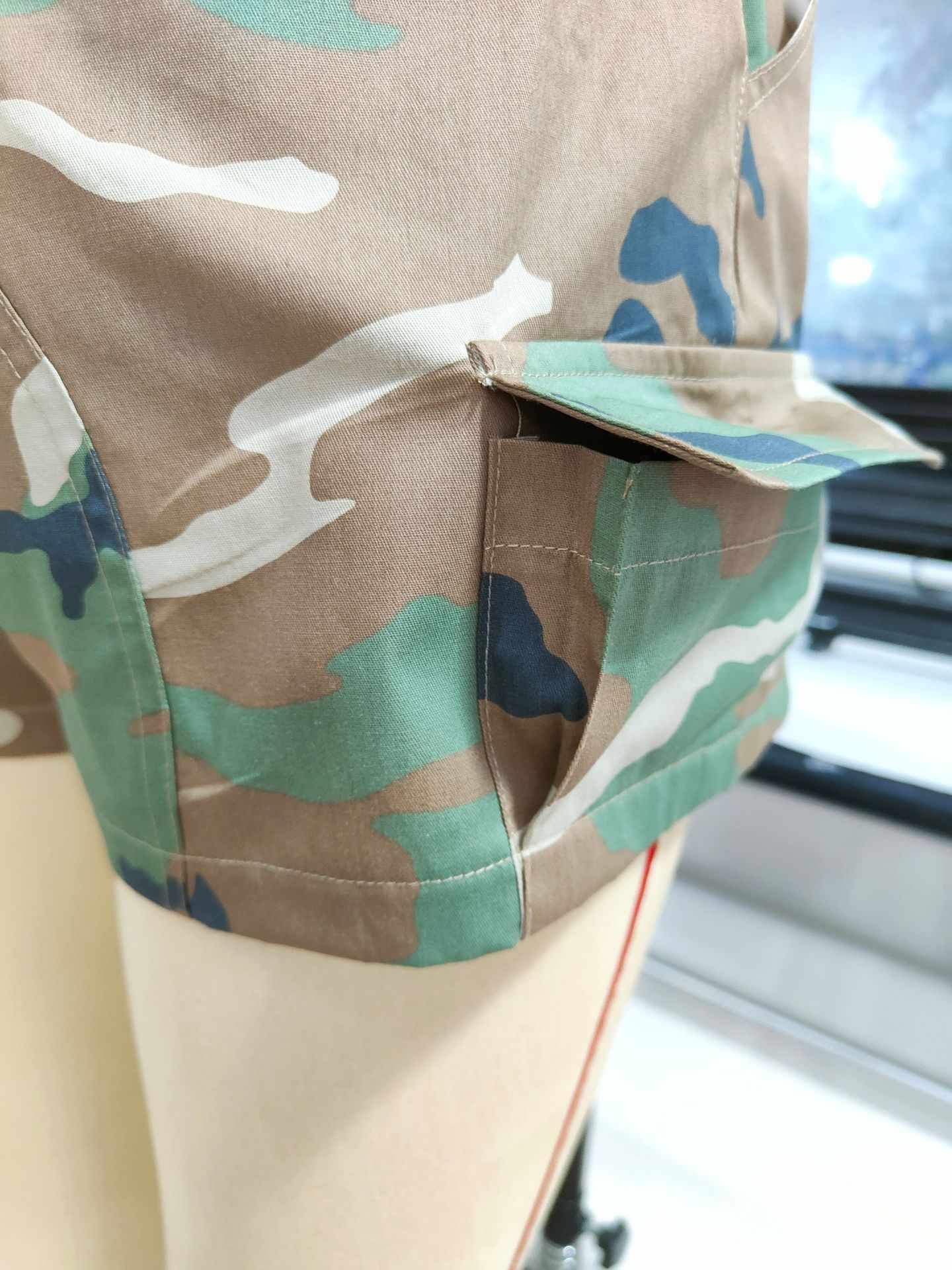 Camo Shorts High Waist Joggers Pants Streetwear Women Camouflage Sweat Pockets Casual Women's Shorts Pants