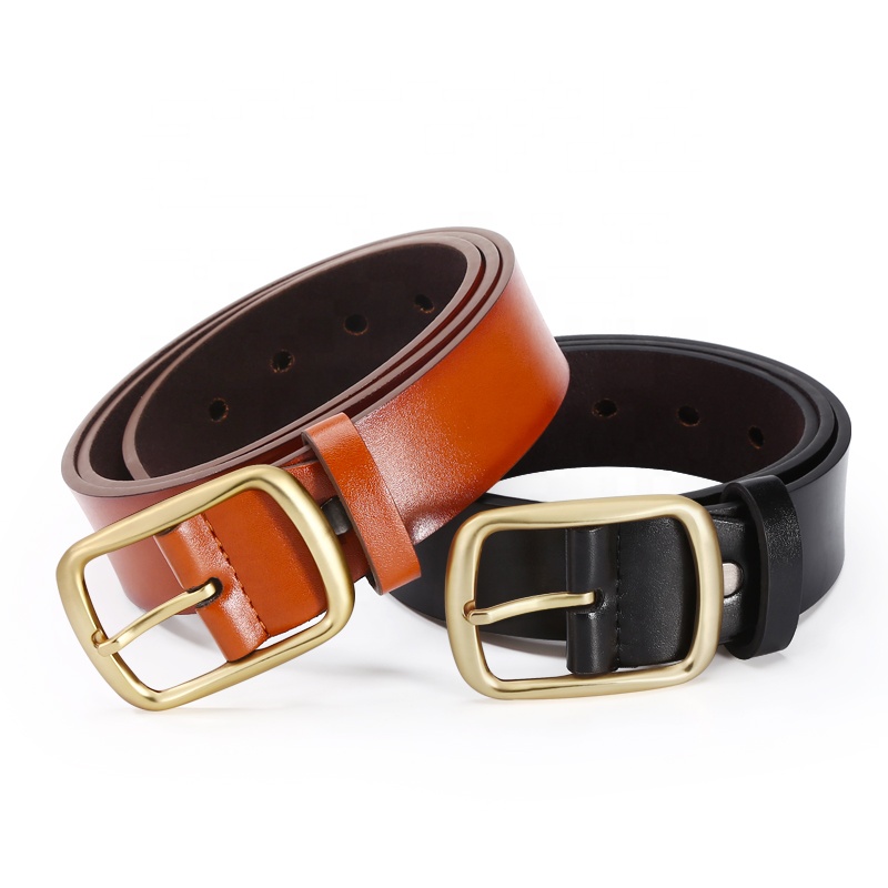 Man leather belt men's business casual pants jeans leather belt pin belt 