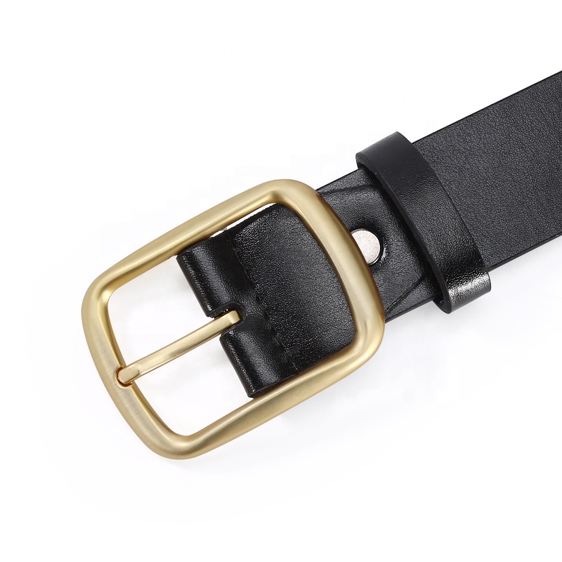 Man leather belt men's business casual pants jeans leather belt pin belt 
