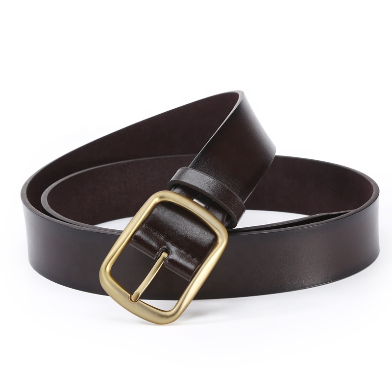 Man leather belt men's business casual pants jeans leather belt pin belt 