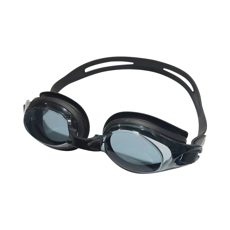 Silicone swimming goggles adult anti-fog and anti-UV swimming goggles