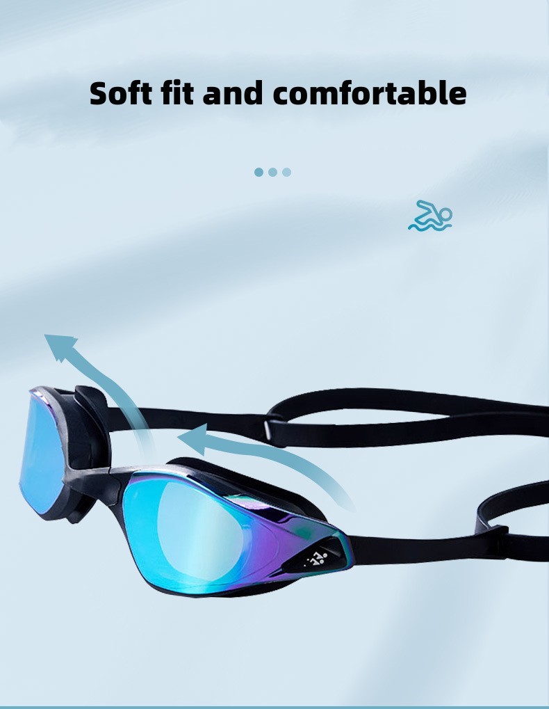 Swimming goggles adult anti-fog professional racing swimming glasses anti-fog goggles