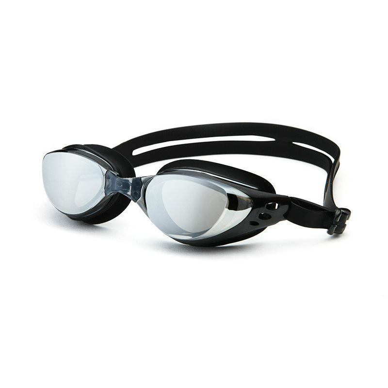 Electroplated swimming goggles waterproof and anti-fog HD diving glasses for men and women