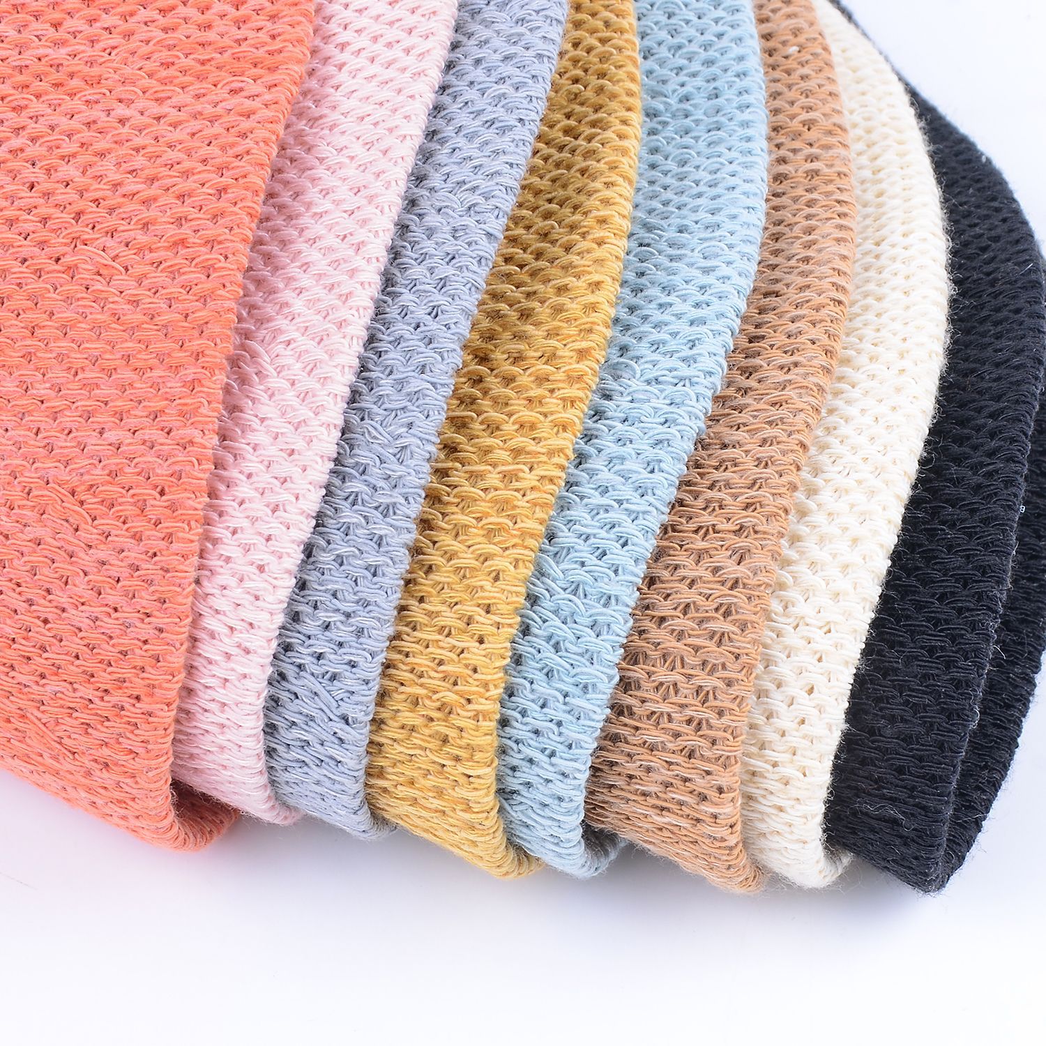 New 9 Colorways Summer Bucket For Woman Best Matched  Cotton Rope Summer Sun Hats For Woman Sun Protection Hat 