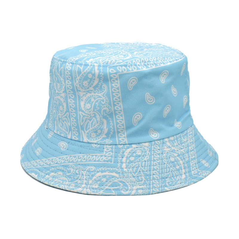 2023 new American style bandana fisherman hat trendy street fashion sun bucket hat