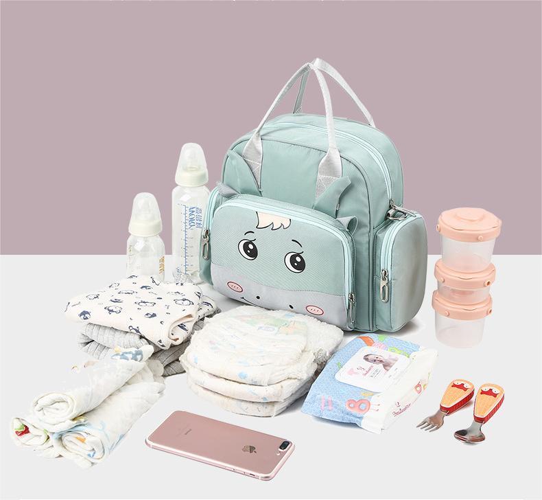 Large Capacity Waterproof and Stylish  Diaper Bag Backpack Multifunction Travel Back Pack Maternity Baby Changing Bags