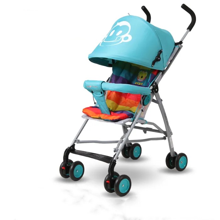 Folding Baby Stroller Hot Mom Stroller Portable Pram Lightweight Stroller Baby Carriage With 6 Accessory Random color