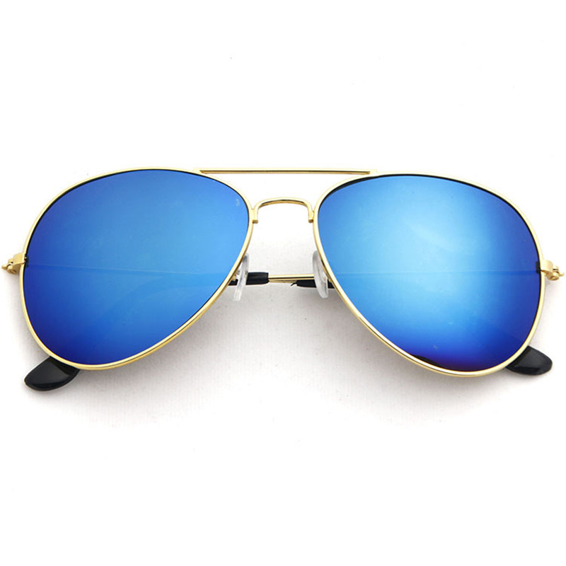 Stylish adult Metal Aviator Sunglasses Men's Bright color trend Toad sunglasses