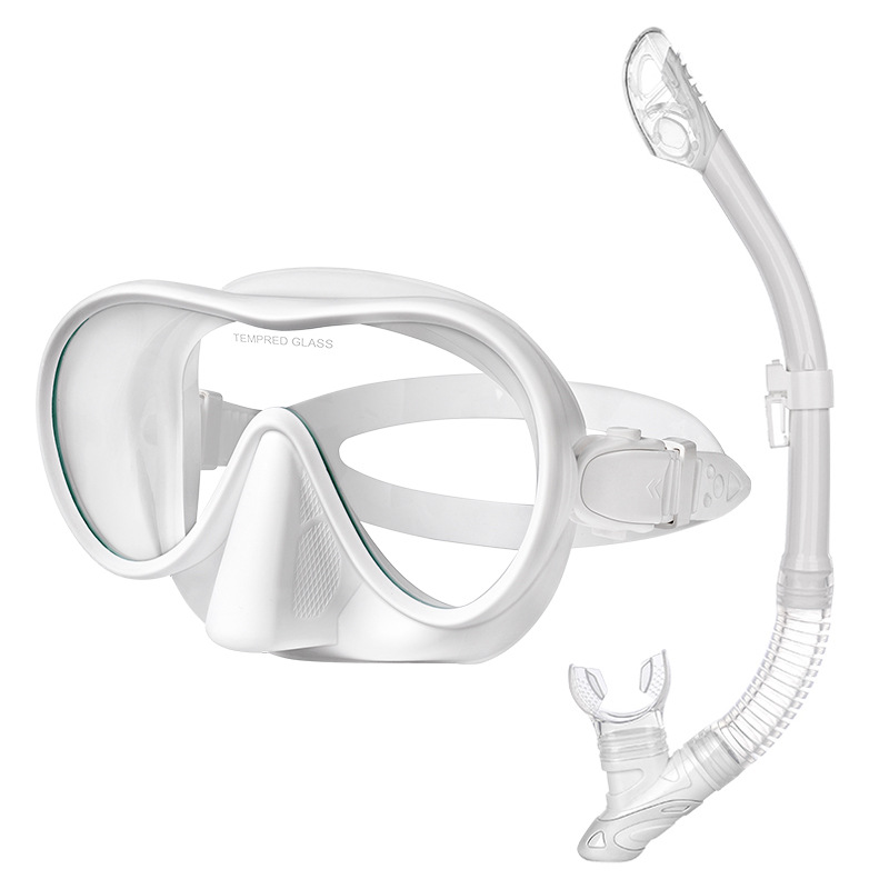 Snorkeling set diving goggles Breathing tube set liquid silicone large frame diving goggles free diving equipment