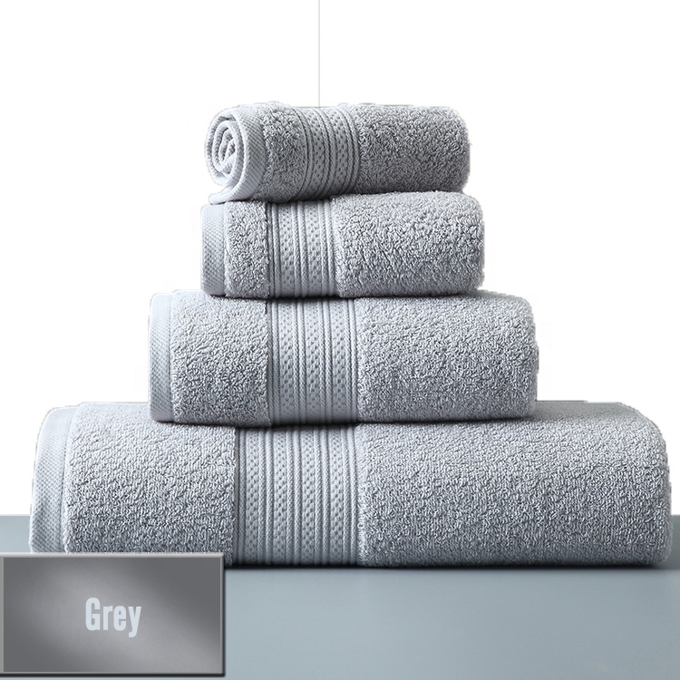 Cotton towel long hair circle adult bath towel extra thick cotton bath towel household