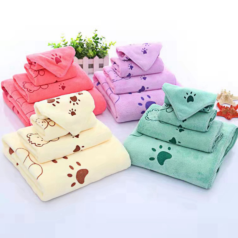 Bath towel Three-piece towel set for adults, boys, girls and children bath towel absorbent non-hair set
