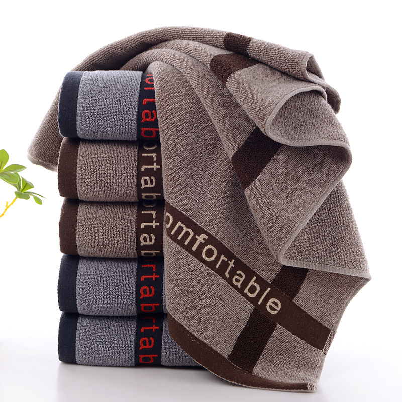 Cotton bath towel extra thick large towel adult couple bath towel