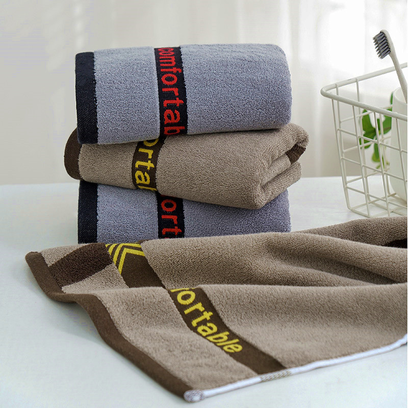 Cotton bath towel extra thick large towel adult couple bath towel